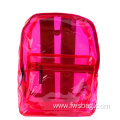 Transparent Proof Plastic Portable Travel Clear PVC Backpack